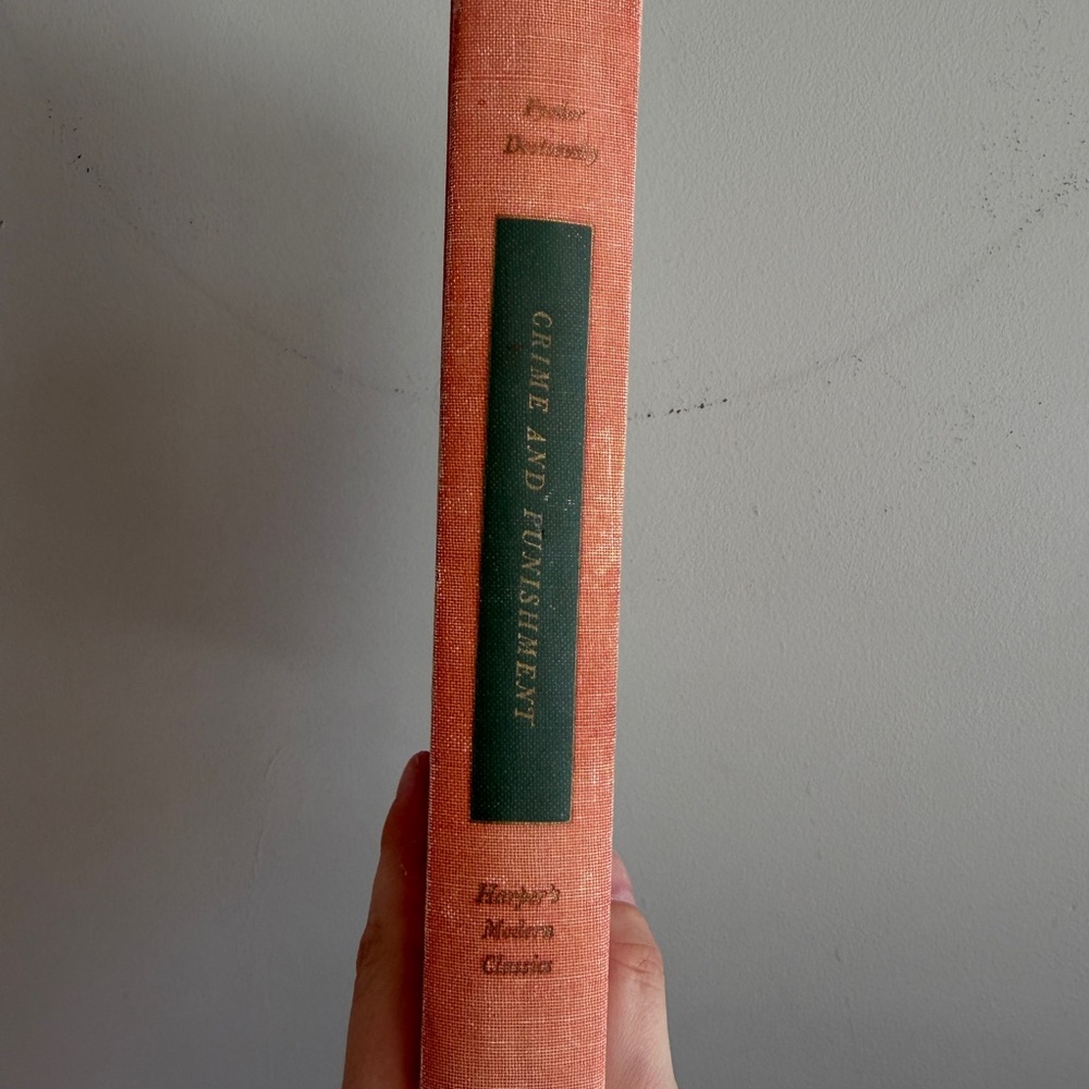 3/$30 🌟 Vintage Crime and Punishment Book Harper’s Modern Classics - Picture 2 of 9